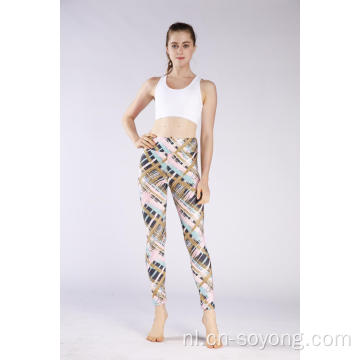 Legging met hoge elastische uilen voor dames